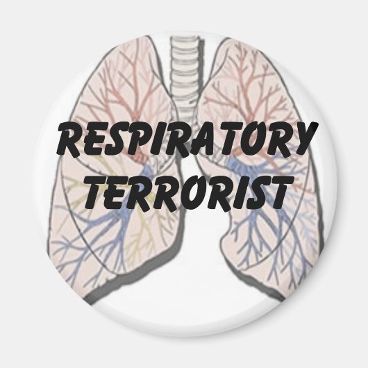 Respiratoire terrorist magneet (Voorkant)