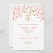 Respiratoire therapeut afstuderen-uitnodiging kaart (Voorkant)