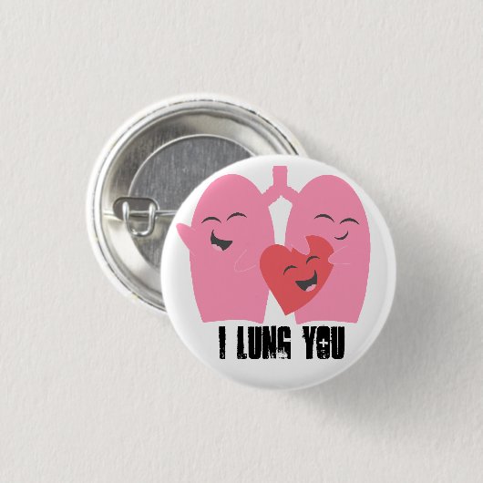 Respiratoire Therapie Lung je Button Lungs RT (Voorkant /achterkant)