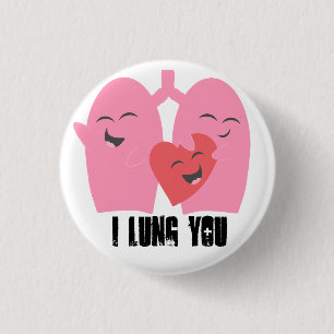 Respiratoire Therapie Lung je Button Lungs RT