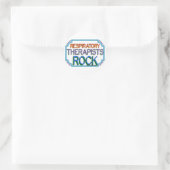 Respiratoire Therapiers Rock Ronde Sticker (Tas)