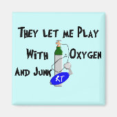Respiratoire Therapist Funny Gifts Magneet (Voorkant)