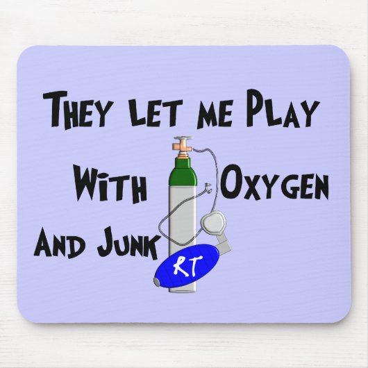 Respiratoire Therapist Funny Gifts Muismat (Voorkant)
