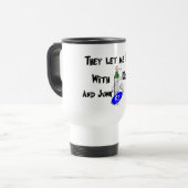 Respiratoire Therapist Funny Gifts Reisbeker (Voorkant links)