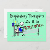 Respiratoire Therapisten doen dat in Trendelenburg Briefkaart (Voorkant / Achterkant)