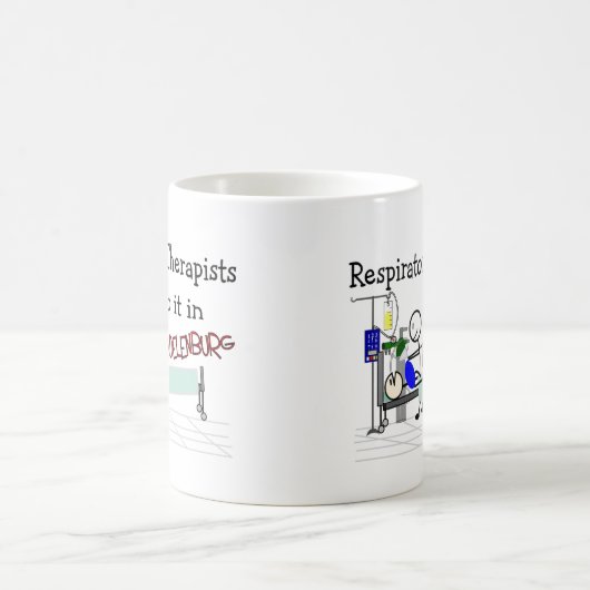 Respiratoire Therapisten doen dat in Trendelenburg Koffiemok (Center)