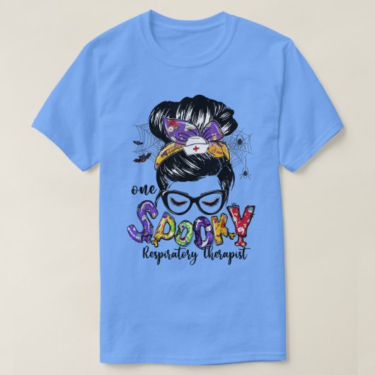 Respiratoire Therapistische Bun Happy Halloween Gi T-shirt (Design voorkant)