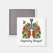 RESPIRATORIUMTHERAPIST MAGNEET (Voorkant / Achterkant)