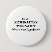RESPIRATORIUMTHERAPIST RONDE BUTTON 7,6 CM (Voorkant)