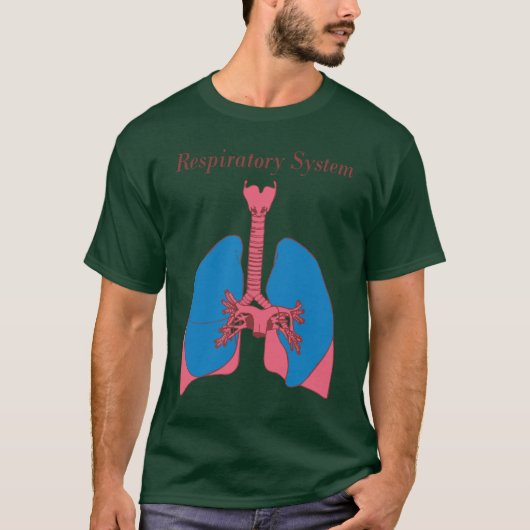 Respiratory system t-shirt (Voorkant)