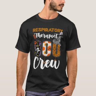 Respiratory Therapist Boo Crew Ghost Therapy Hallo T-shirt