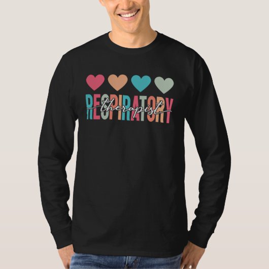 Respiratory Therapist Cardiology Pulmonology Docto T-shirt (Voorkant)