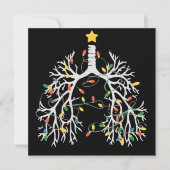 Respiratory Therapist Christmas Lung RT Nurse Crew Feestdagenkaart (Voorkant)