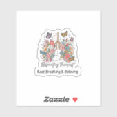 Respiratory Therapist - Keep Breathing  Sticker (Vel)