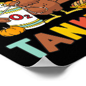 Respiratory Therapist Thanksgiving Nurse Autumn Fa Poster (Hoek)