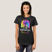 Respiratory Therapy RT Therapist Student Tie Dye C T-shirt (Voorkant volledig)