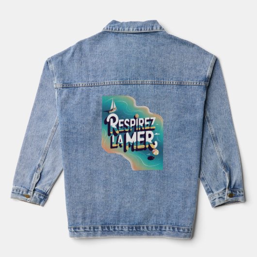 Respirey la mer denim jacket (Achterkant)