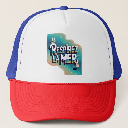Respirey la mer trucker pet (Voorkant)