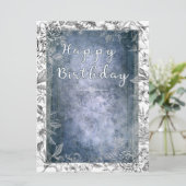 Resplandor Floral Retro: Feliz Cumpleaños (Staand voorkant)