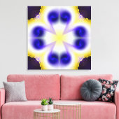 Resplendent Emergence Wrapped Canvas Print (Insitu (Woonkamer))