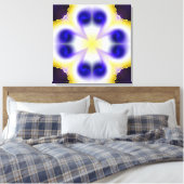 Resplendent Emergence Wrapped Canvas Print (Insitu (Slaapkamer))