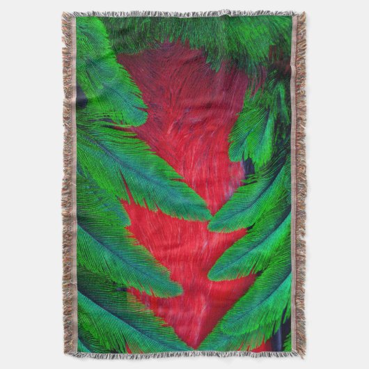 Resplendent Quetzal-vederontwerp Deken (Voorkant Verticaal)