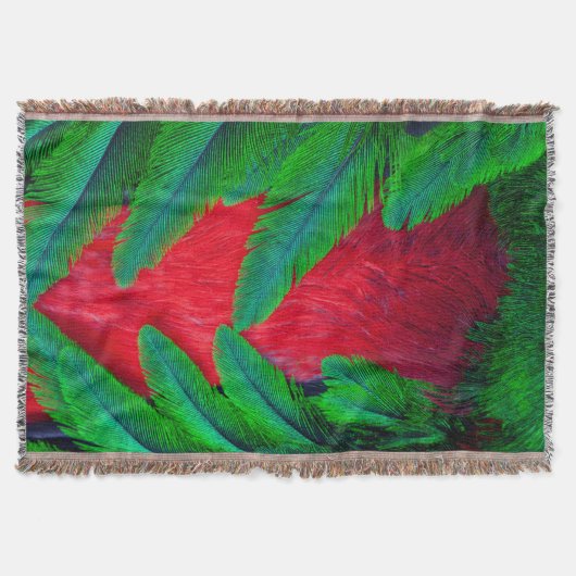 Resplendent Quetzal-vederontwerp Deken (Voorkant)