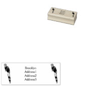 Resplendent quetzal-vogel cartoon illustratie rubberstempel (Gestempeld)