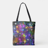 Resplendent Star Field Canvas tas (Achterkant)