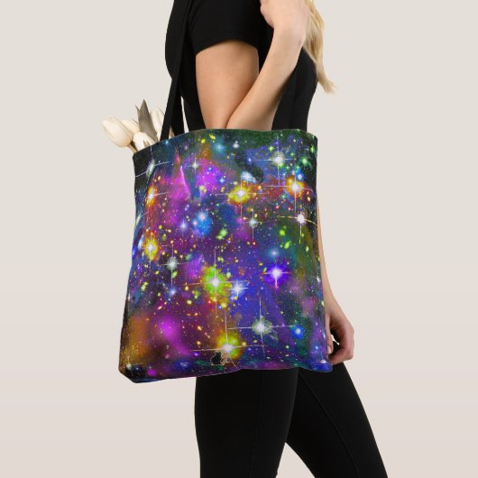 Resplendent Star Field Canvas tas (Dichtbij)
