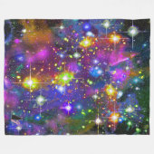 Resplendent Star Field Fleece Blanket (Voorkant (Horizontaal))