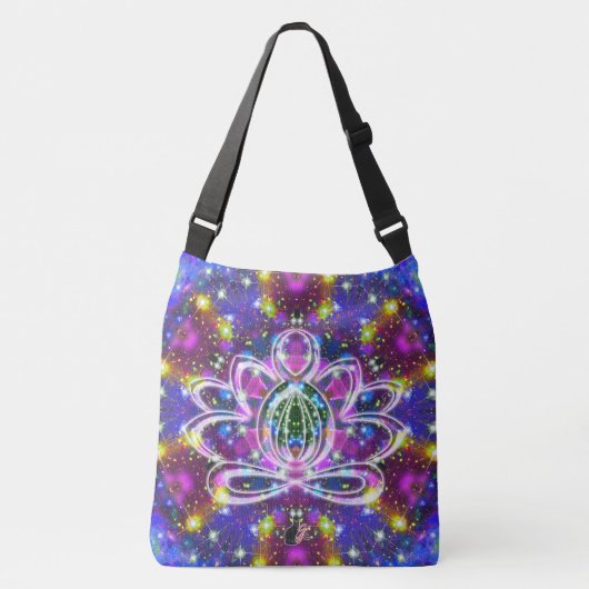 Resplendent Zen Lotus Crossbody Tas (Voorkant)