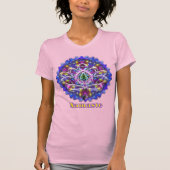 Resplendent Zen Lotus Namaste T-shirt (Voorkant)