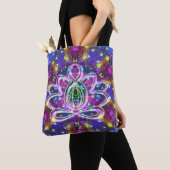 Resplendent Zen Lotus Tote Bag (Dichtbij)