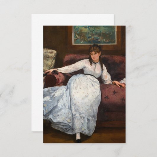 Respons door Edouard Manet Bedankkaart (Voorkant / Achterkant)