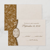 respons in Westerne stijl RSVP Kaartje (Voorkant / Achterkant)