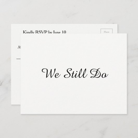 Respons Post Kaart (Voorkant / Achterkant)