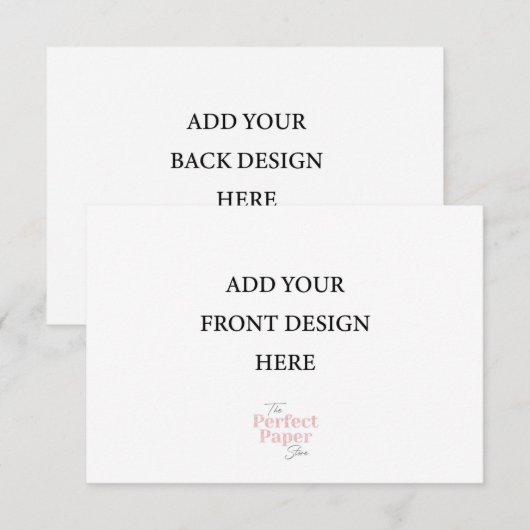 Respons RSVP-Sjabloon (3,5 x 5 inch) RSVP Kaartje (Voorkant / Achterkant)