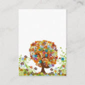 Respons van de boom van de Vloerliefde RSVP en de  Informatiekaartje (Achterkant)