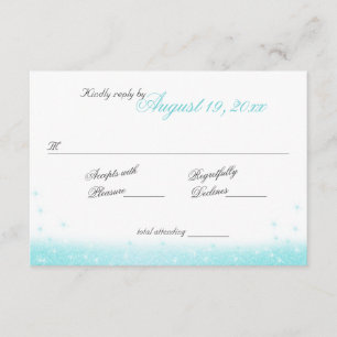 Respons van de "Sparkle Beach Aqua" en "Gold Sea S RSVP Kaartje