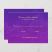 Respons voor Arabische Nights RSVP (Voorkant / Achterkant)