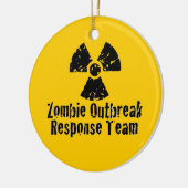 Respons Zombie-uitbraak Keramisch Ornament (Links)