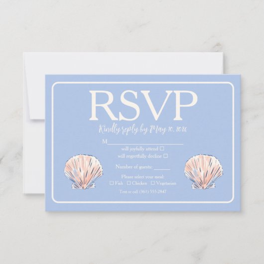 Response Card RSVP Kaartje (Voorkant)