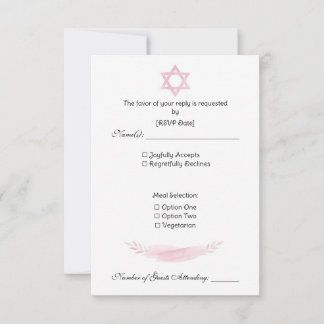 Response Card RSVP Kaartje