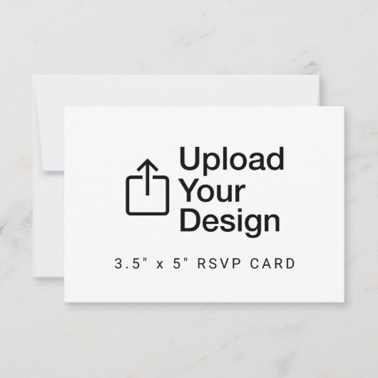 Response Kaart 3,5" x 5" RSVP-behuizing (Voorkant)