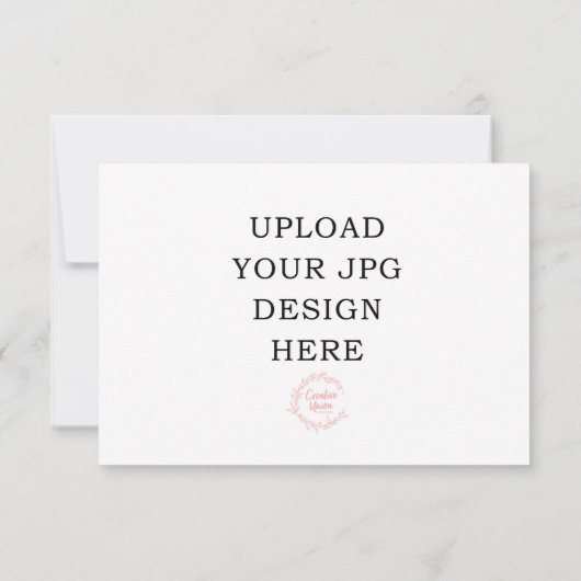 Response Kaart 3,5" x 5" RSVP-behuizing (Achterkant)