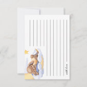 Response Kaart Baby shower. (Achterkant)