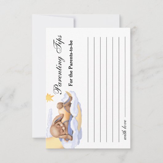 Response Kaart Baby shower (Voorkant)