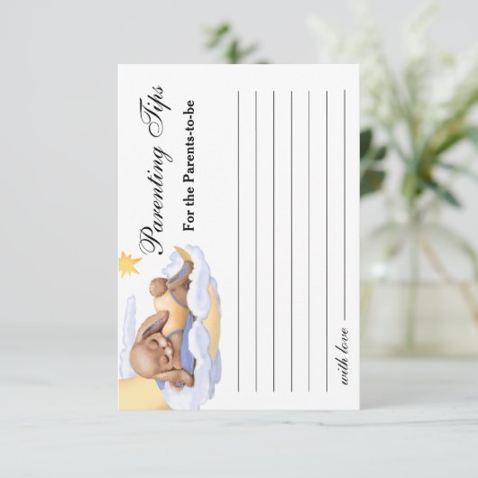 Response Kaart Baby shower (Staand voorkant)