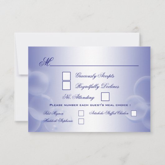 Response rsvp strand bruiloft (Achterkant)